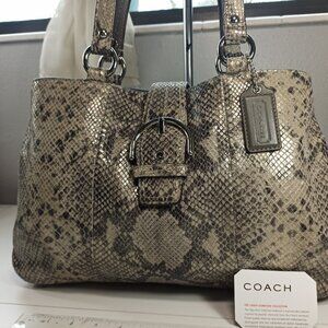 Coach New York Soho Medium Python Marbled